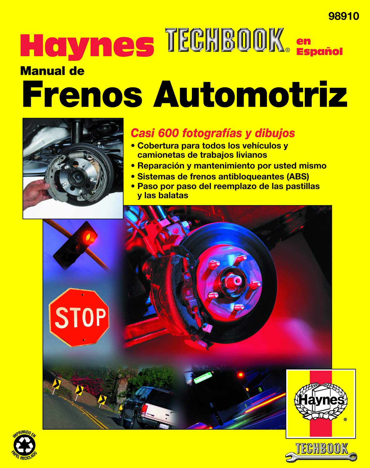 Automotive Brake Manual (Spanish) (Haynes Repair Manuals),Used