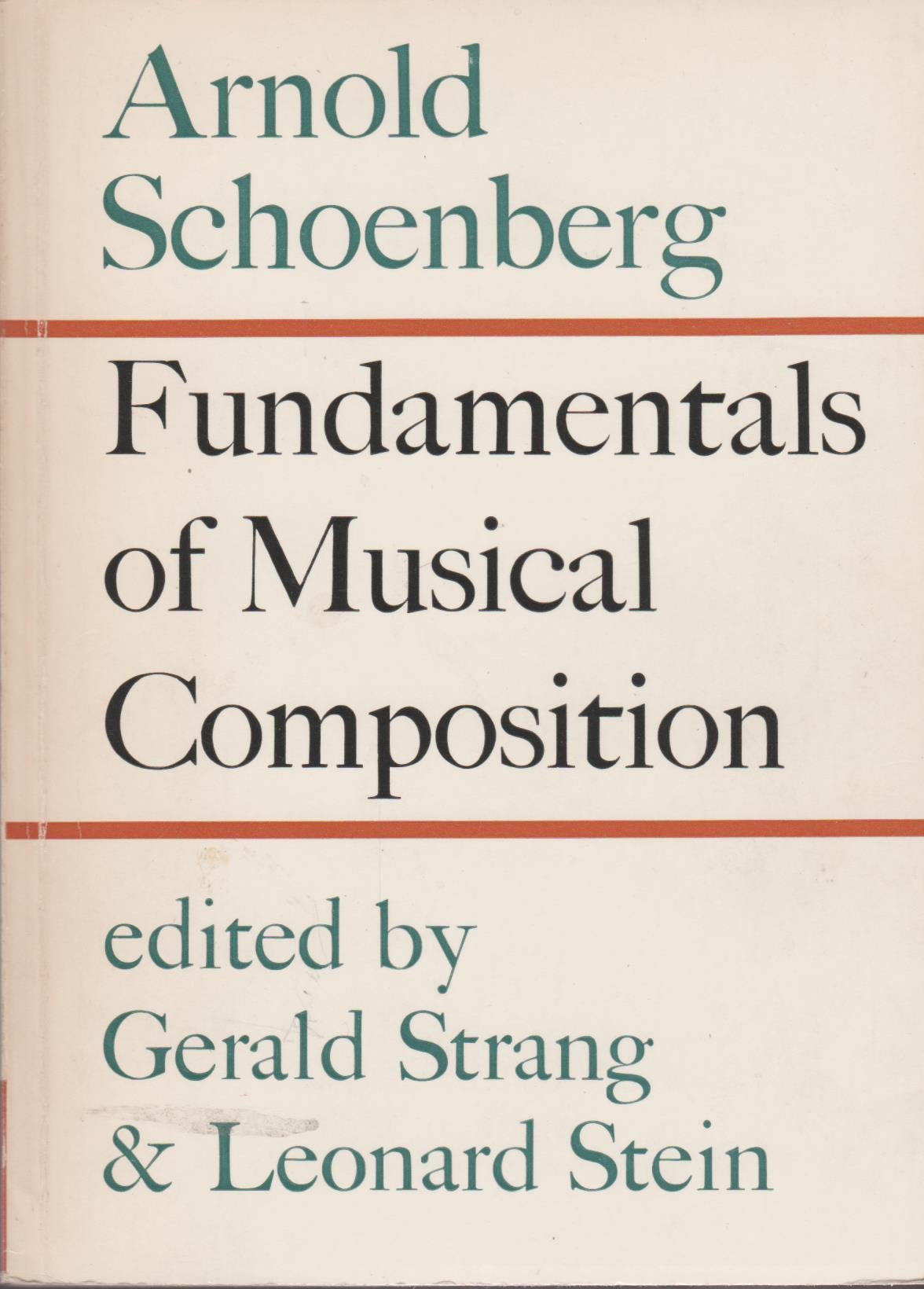 Fundamentals of Musical Composition,New