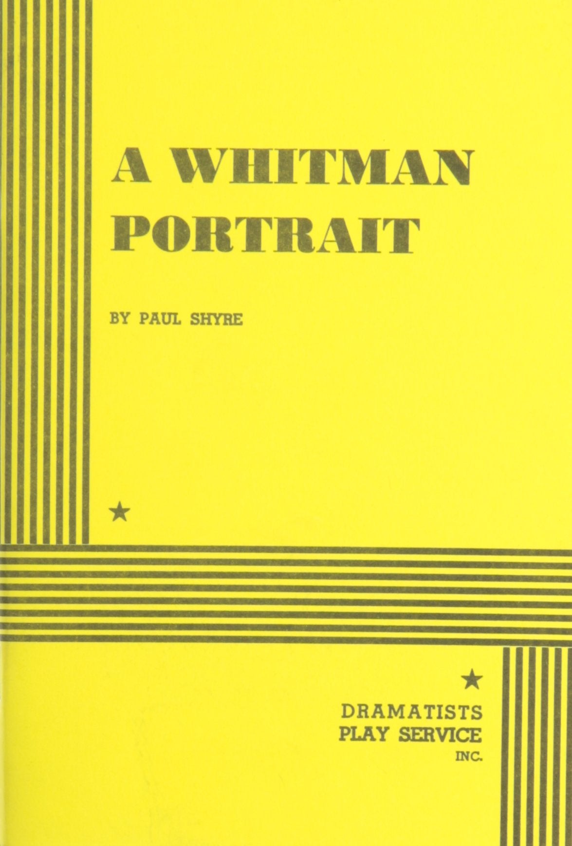 A Whitman Portrait.,Used