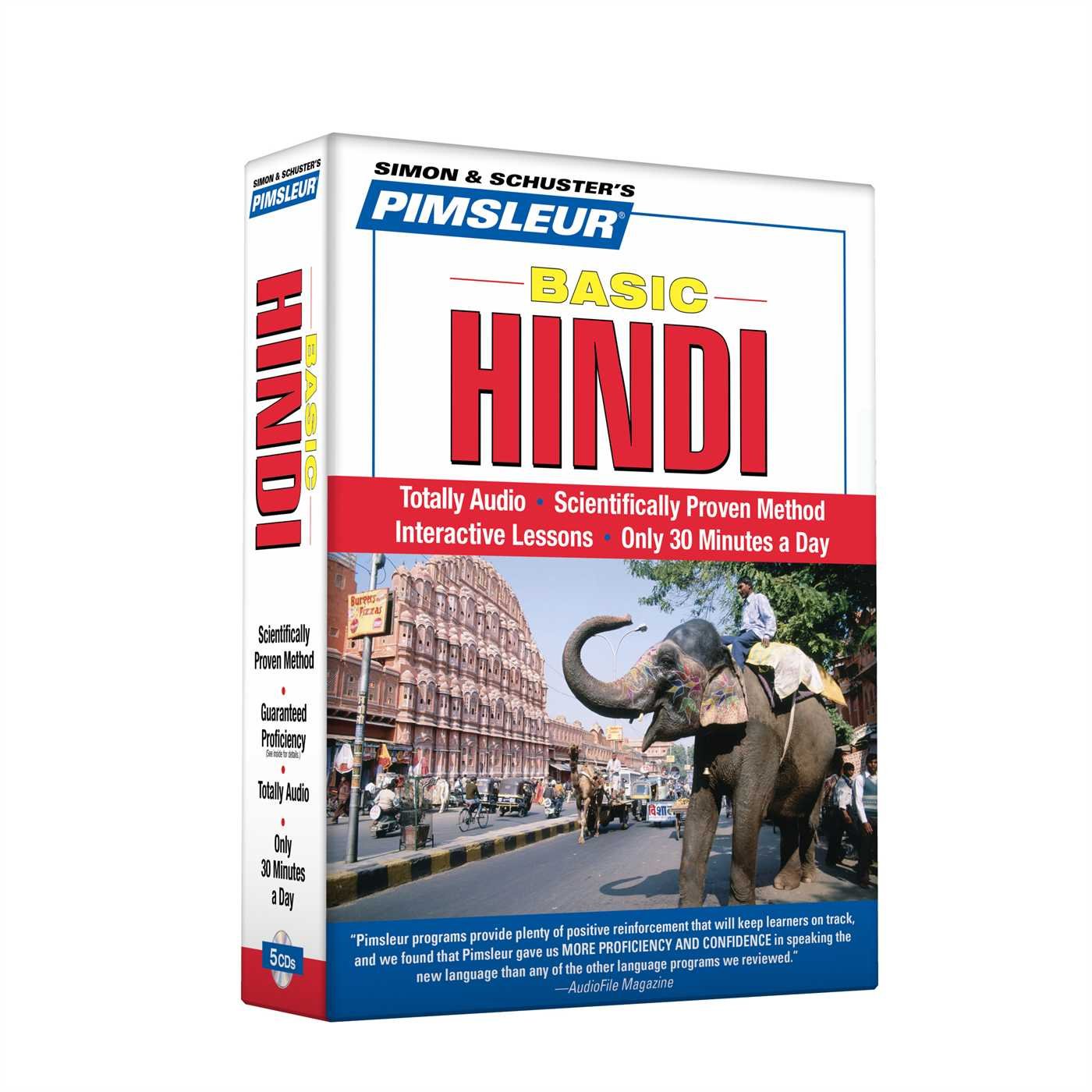 Pimsleur Hindi Basic Course  Level 1 Lessons 110 Cd: Learn To Speak And Understand Hindi With Pimsleur Language Programs (1),Used