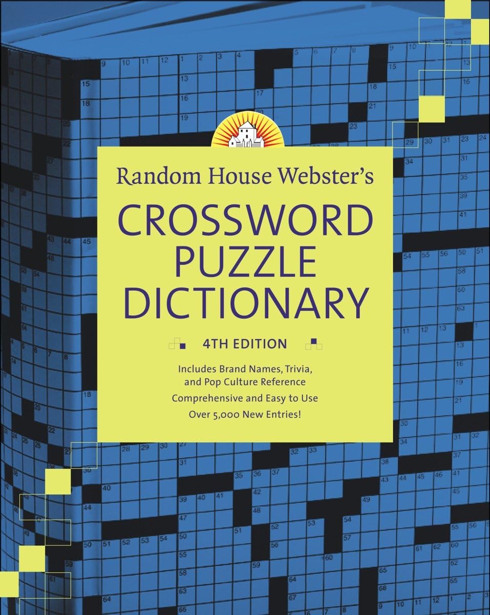 Random House Webster's Crossword Puzzle Dictionary, 4th Edition,New