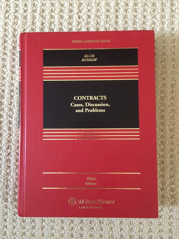 Contracts: Cases, Discussion, and Problems, Third Edition,Used