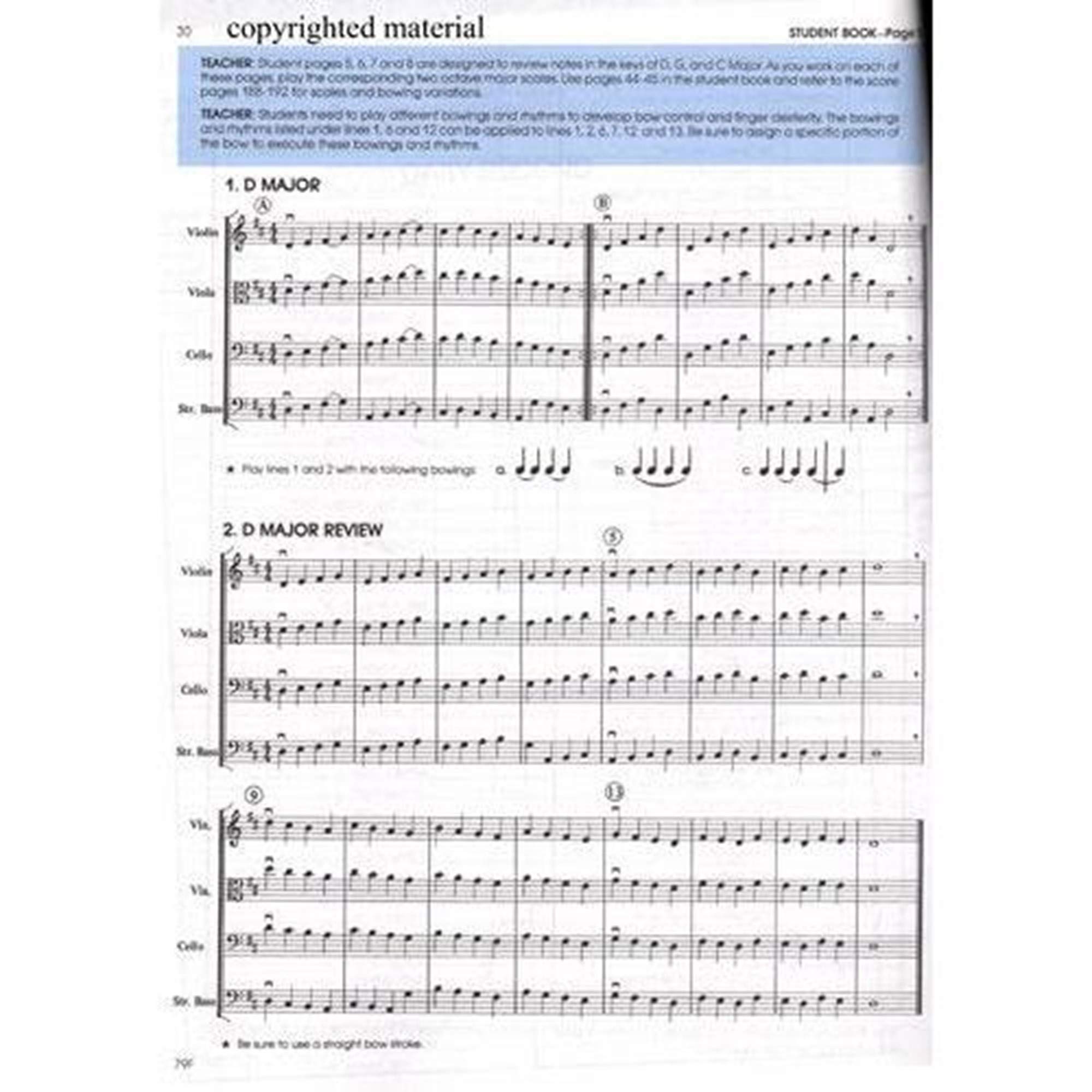 All for Strings : Comprehensive String Method (vol. 2 Score),Used