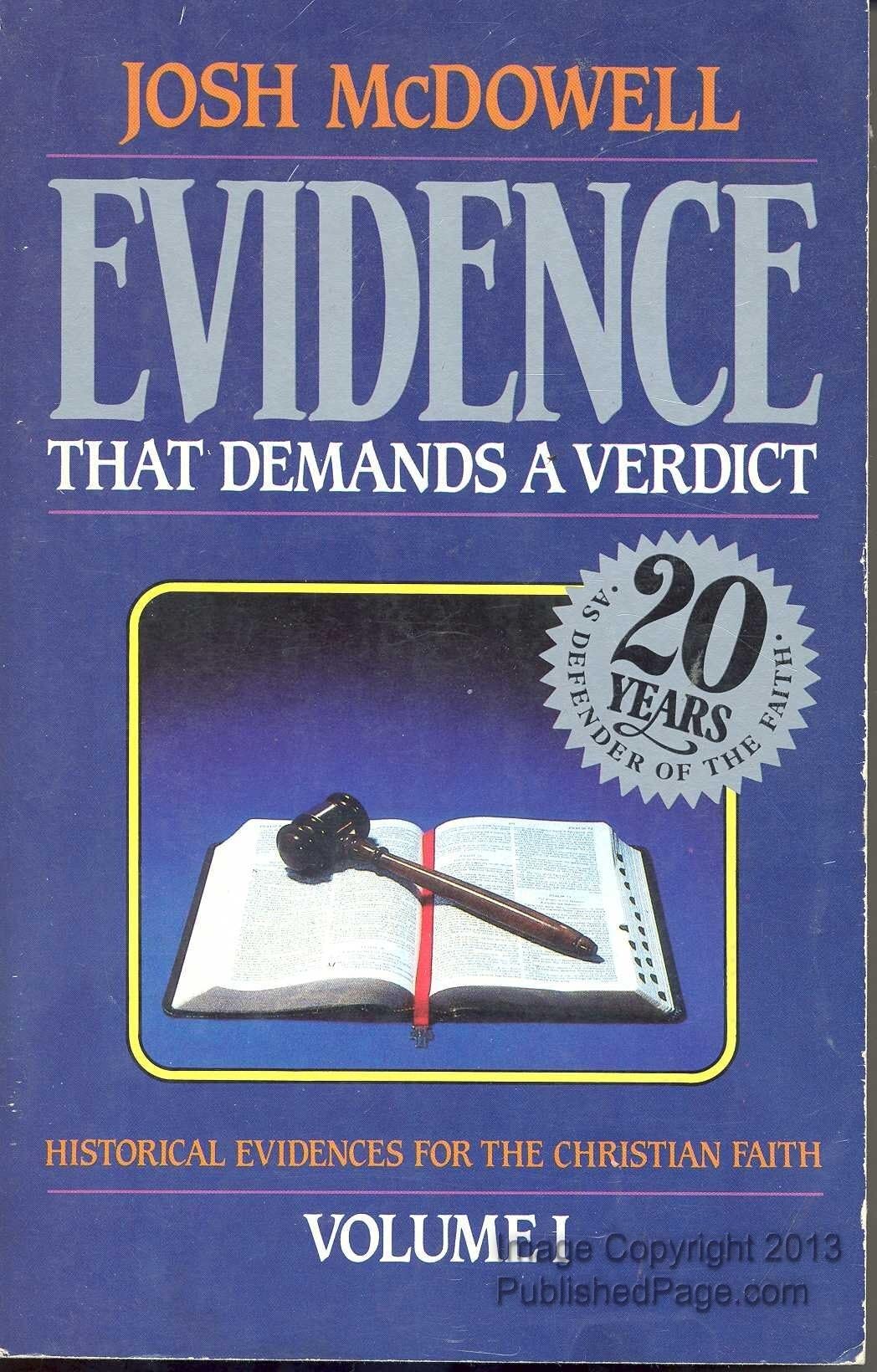 Evidence That Demands A Verdict,New