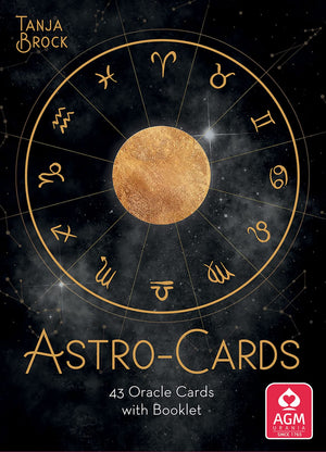 AstroCards: 43 Oracle Cards With Booklet,Used