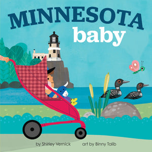 Minnesota Baby: An Adorable & Giftable Board Book with Activities for Babies & Toddlers that Explores the North Star State (Loca,New
