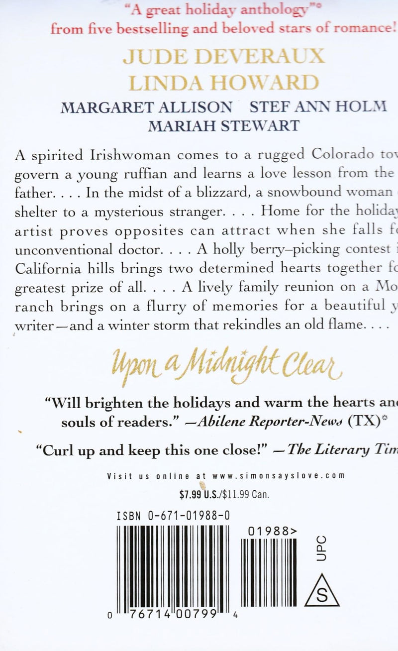Upon A Midnight Clear: A Delightful Collection Of Heartwarming Holiday Stories,New