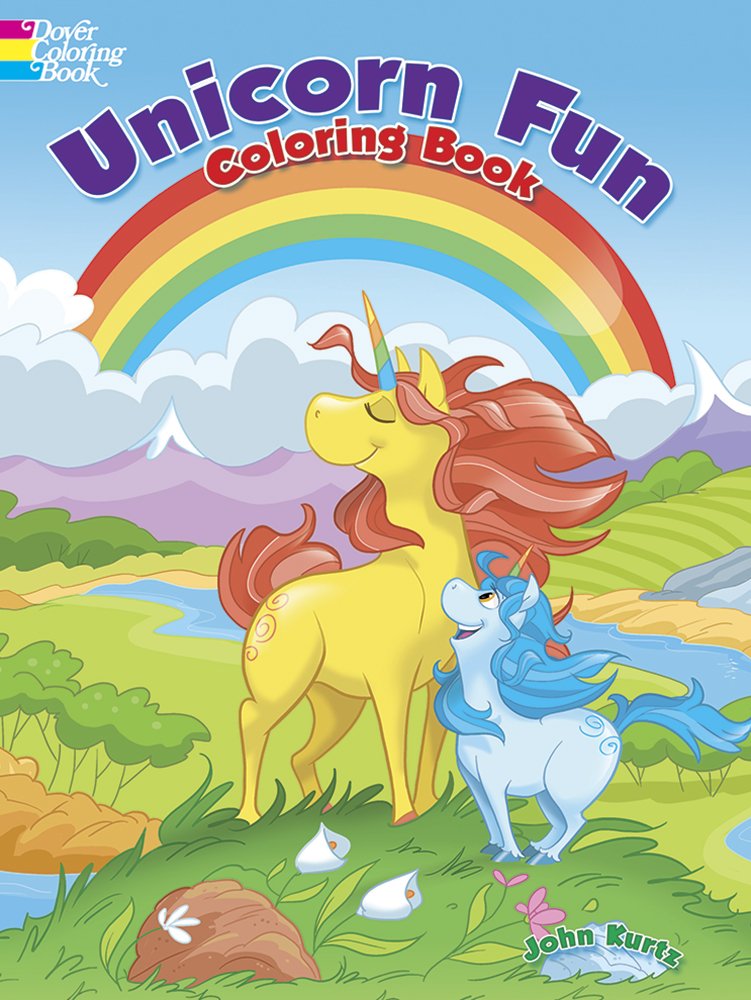 Unicorn Fun Coloring Book (Dover Fantasy Coloring Books),Used