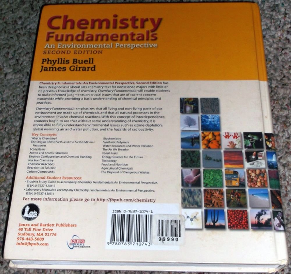 Chemistry Fundamentals: An Environmental Perspective (2nd Edition),Used