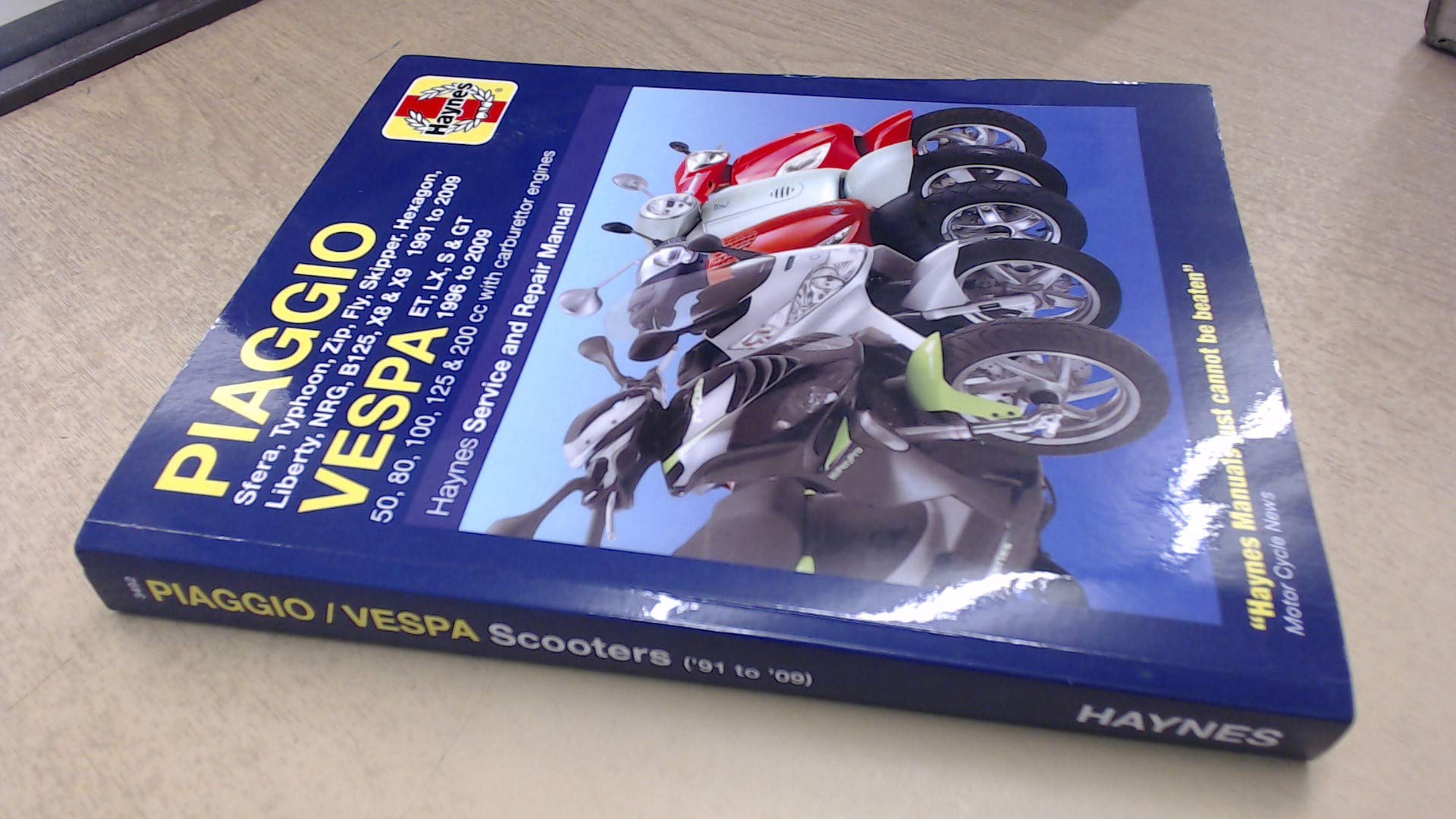 Vespa P/PX125, 150 & 200 Scooters 1978 thru 2009 (Haynes Service and Repair Manual),Used