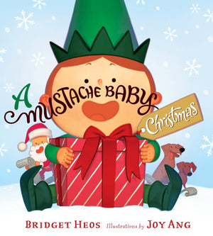 A Mustache Baby Christmas Board Book: A Christmas Holiday Book for Kids,Used