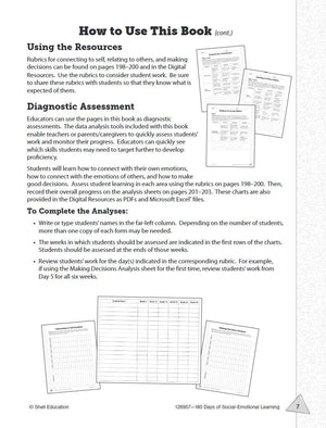 180 Days: SocialEmotional Learning for 1st Grade Practice Workbook for Classroom and Home, Cool and Fun Practice Created by Tea,Used