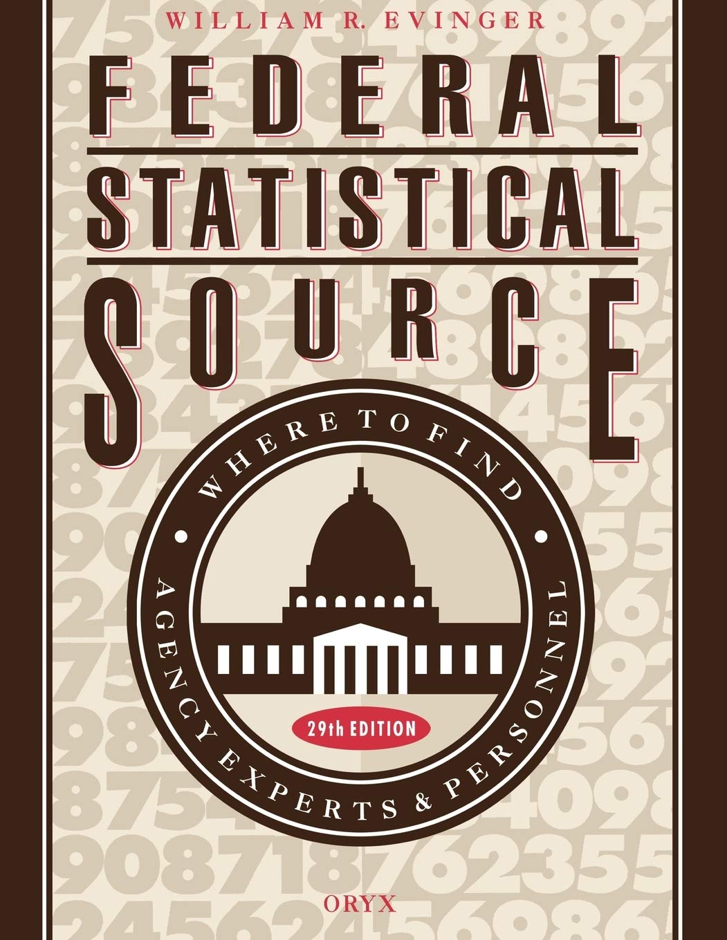 Federal Statistical Source: Where to Find Agency Experts & Personel,Used