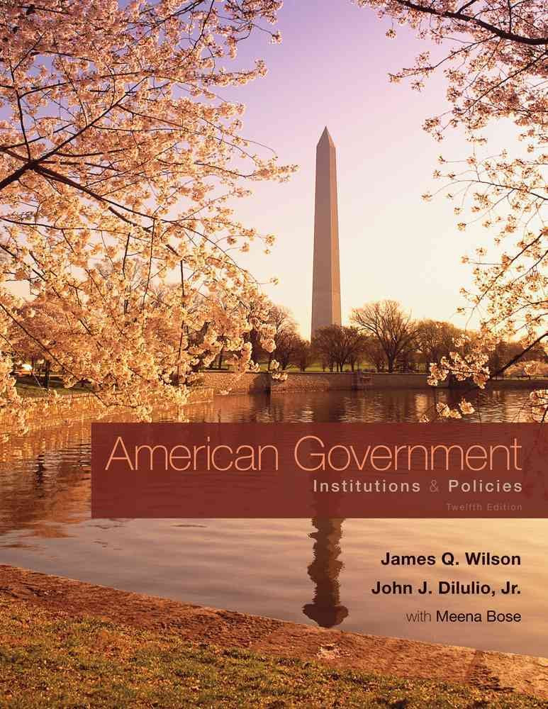 American Government: Institutions and Policies (Available Titles CourseMate),Used