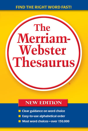 The Merriamwebster Thesaurus, Trade Paperback