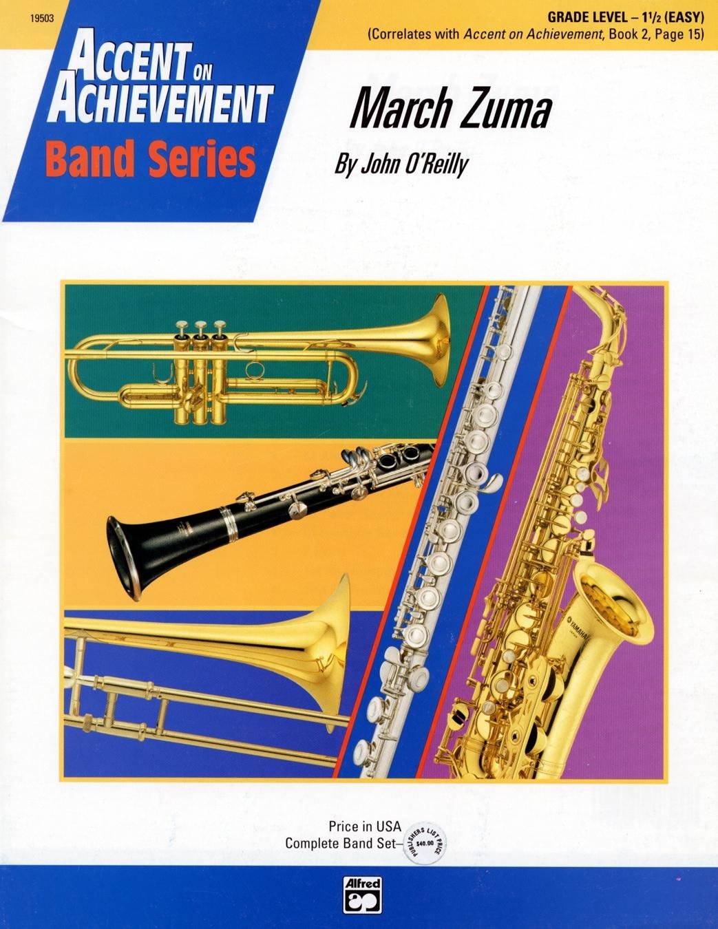 March Zuma: Conductor Score (Accent on Achievement),Used