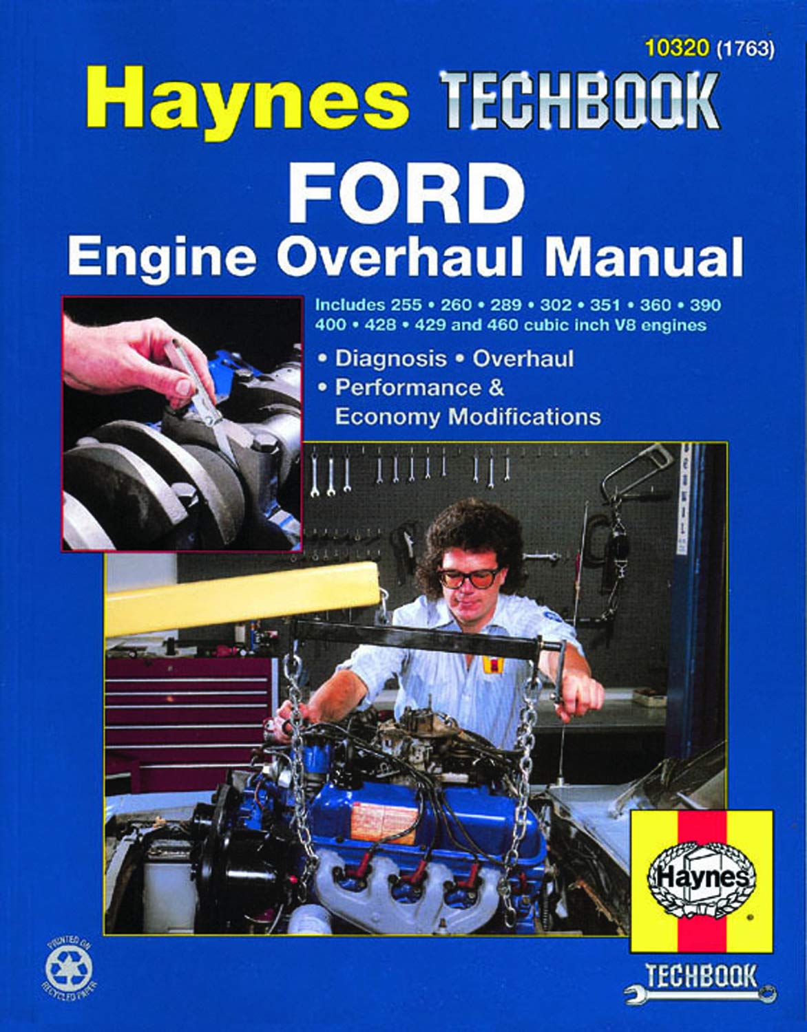 Ford Engine Overhaul Haynes TECHBOOK (Haynes Repair Manuals),Used