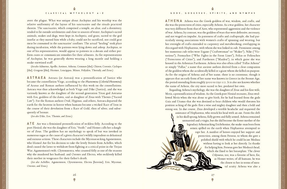 Classical Mythology A To Z: An Encyclopedia Of Gods & Goddesses, Heroes & Heroines, Nymphs, Spirits, Monsters, And Places