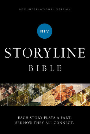 NIV, Storyline Bible, Hardcover, Comfort Print: Each Story Plays a Part. See How They All Connect.,Used