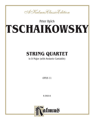 String Quartet in D Major With Andante Cantabile Opus 11 (Kalmus Edition),Used