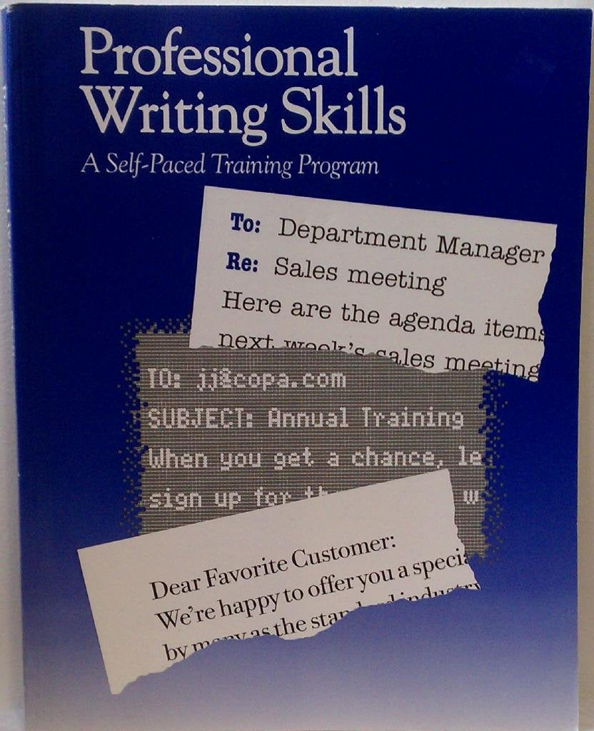 Professional Writing Skills: A SelfPaced Training Program,Used