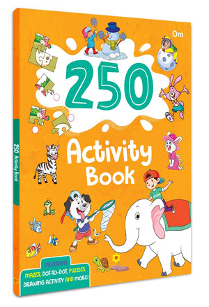 250 Activity Book For Kids: Brain Activity Book For Children | Learning Adventures Colour, Shapes & Match, Trace The Patterns & Lines, Word Search, ... | Dot-To-Dots Workbook For Children; 3+ Ages