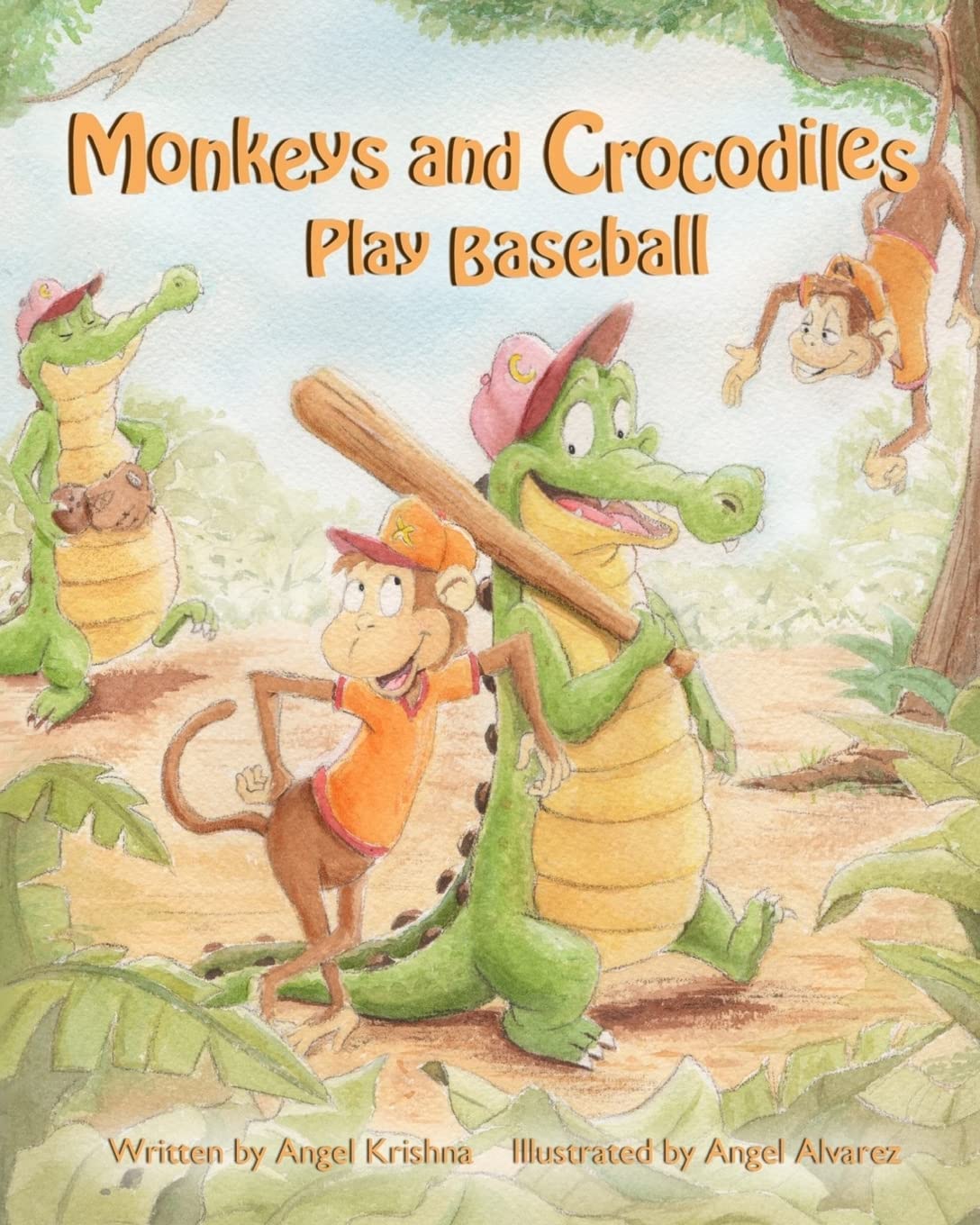Monkeys and Crocodiles Play Baseball,Used