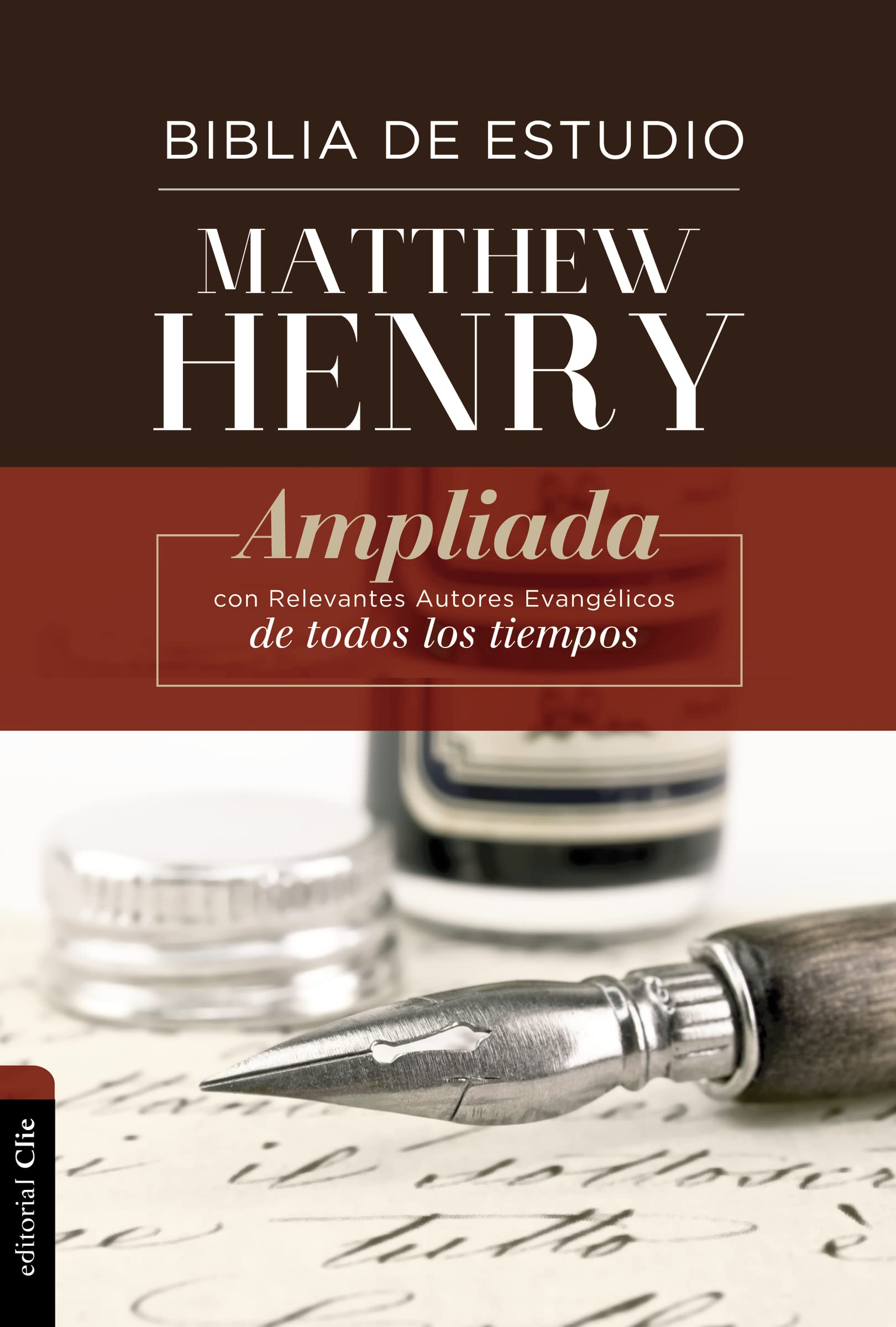 Rvr, Biblia De Estudio Matthew Henry, Tapa Dura, Interior A Dos Colores (Spanish Edition)