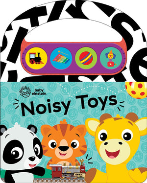Baby Einstein  Noisy Toys Sound Book  Carry Along Book with Handle  PI Kids,Used
