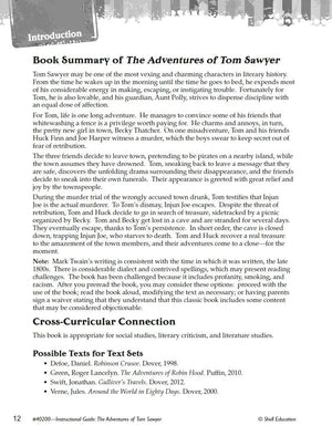 The Adventures of Tom Sawyer: An Instructional Guide for Literature  Novel Study Guide for 4th8th Grade Literature with Close ,Used