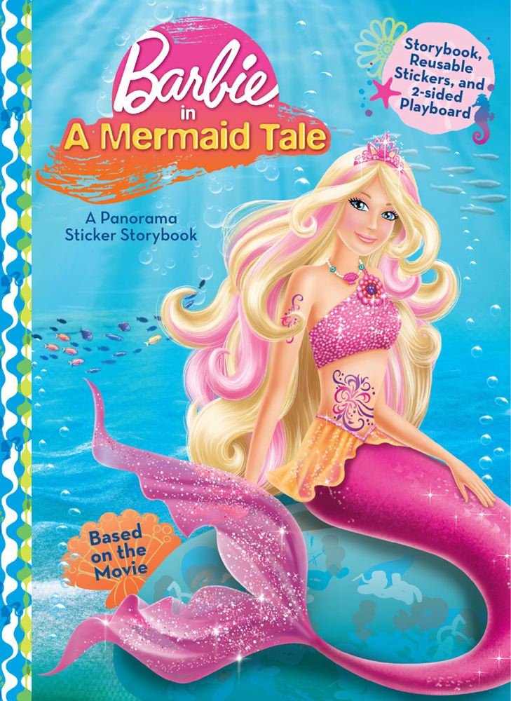 Barbie in a Mermaid Tale (Panorama Sticker Storybook),Used
