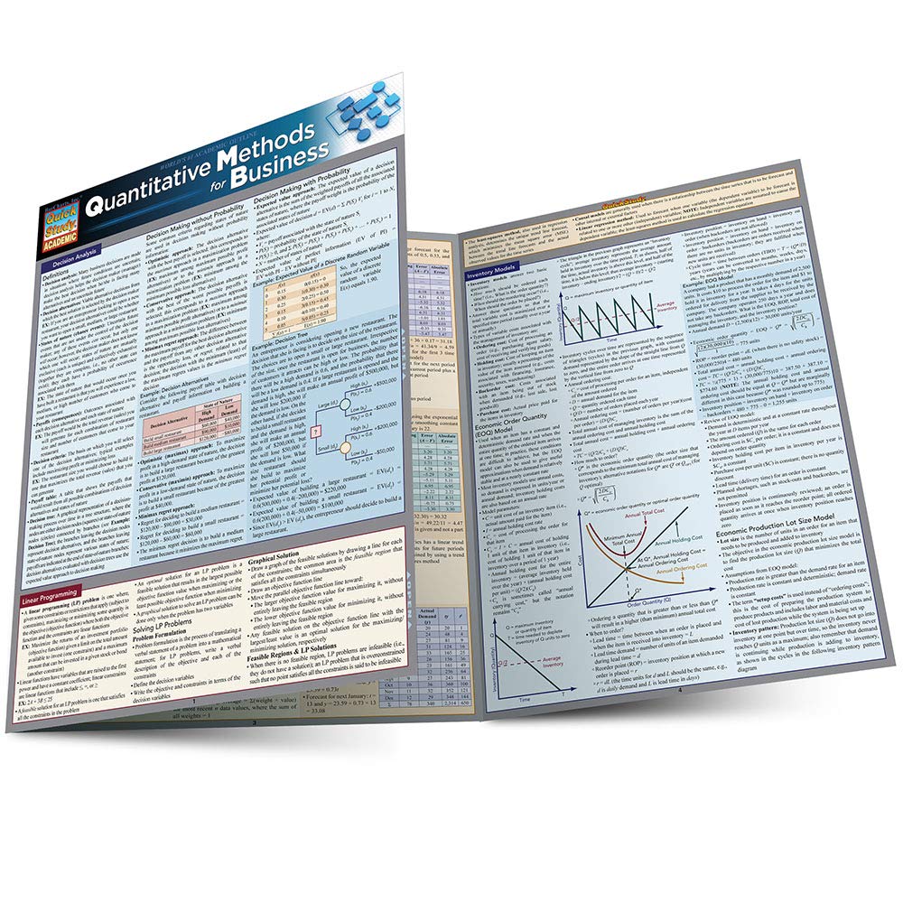 Quantitative Methods For Business (Quick Study Academic)-used