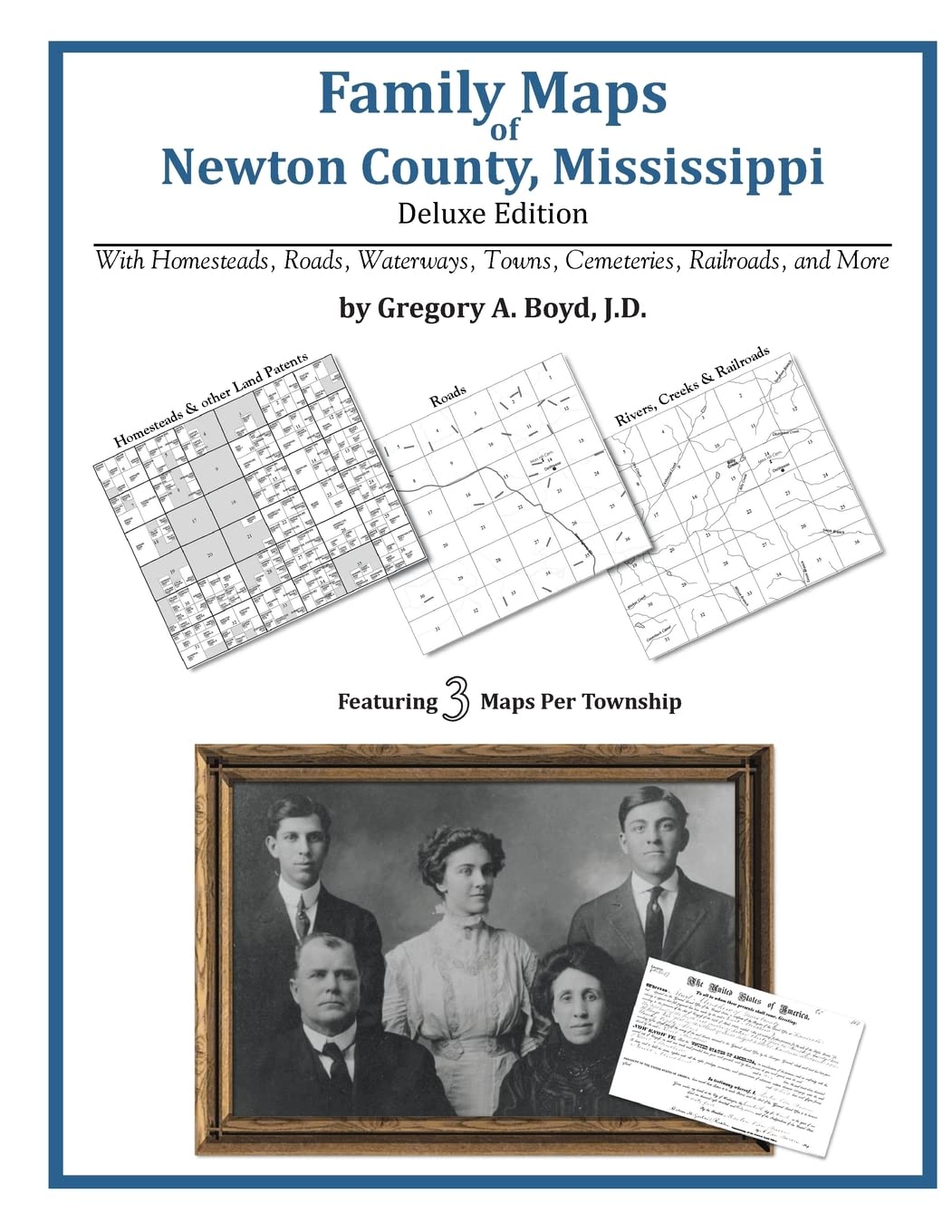 Family Maps of Newton County, Mississippi,Used