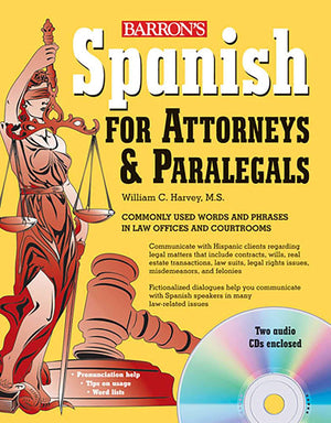 Spanish for Attorneys and Paralegals with Online Audio (Barron's Foreign Language Guides),Used
