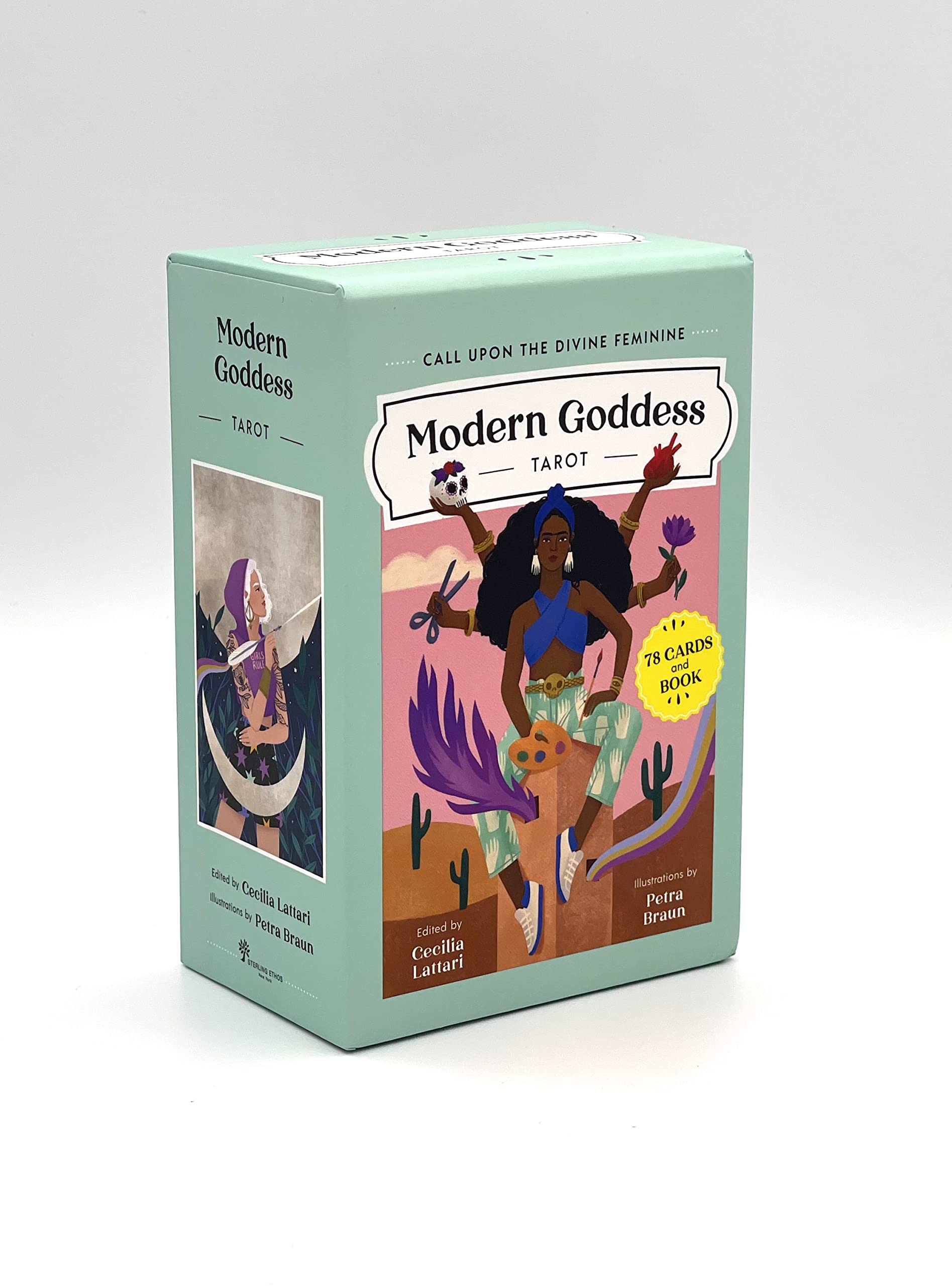 Modern Goddess Tarot Deck: Call Upon the Divine Feminine (Modern Tarot Library),Used