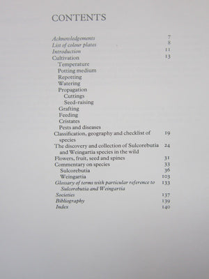 Sulcorebutia And Weingartia: A Collectors Guide,Used
