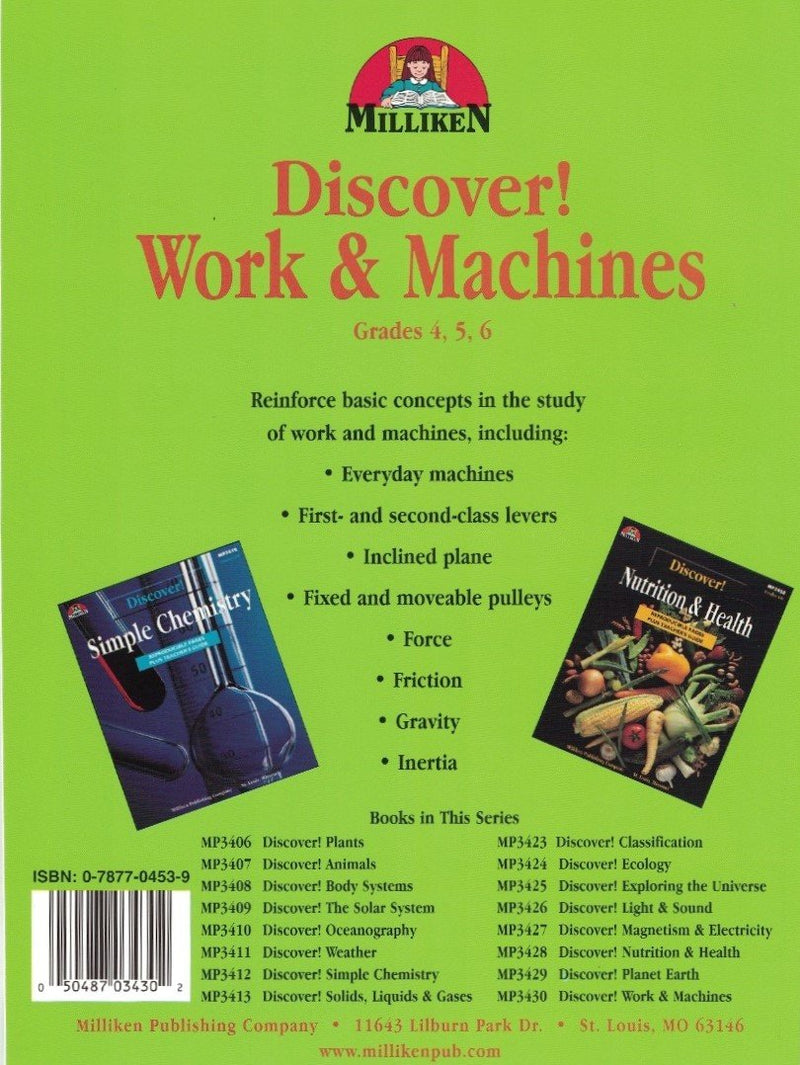 Discover! Work and Machines,Used