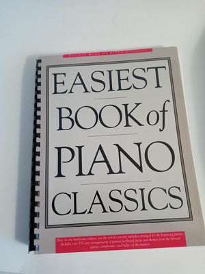 Easiest Book of Piano Classics,Used
