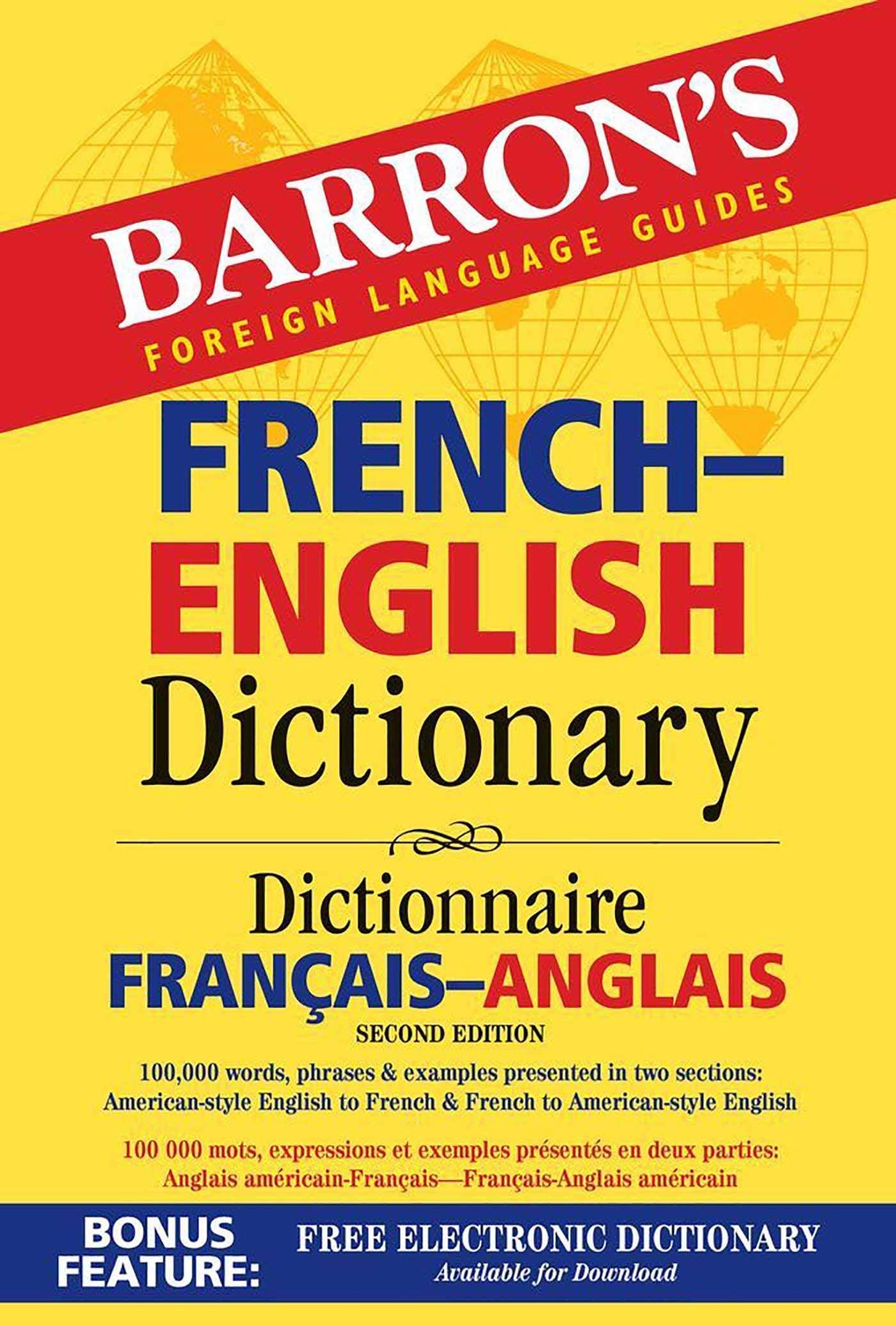 Frenchenglish Dictionary (Barron'S Bilingual Dictionaries)