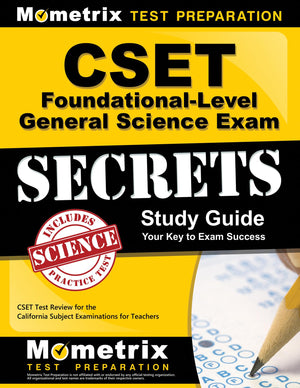 CSET FoundationalLevel General Science Exam Secrets Study Guide: CSET Test Review for the California Subject Examinations for T,Used