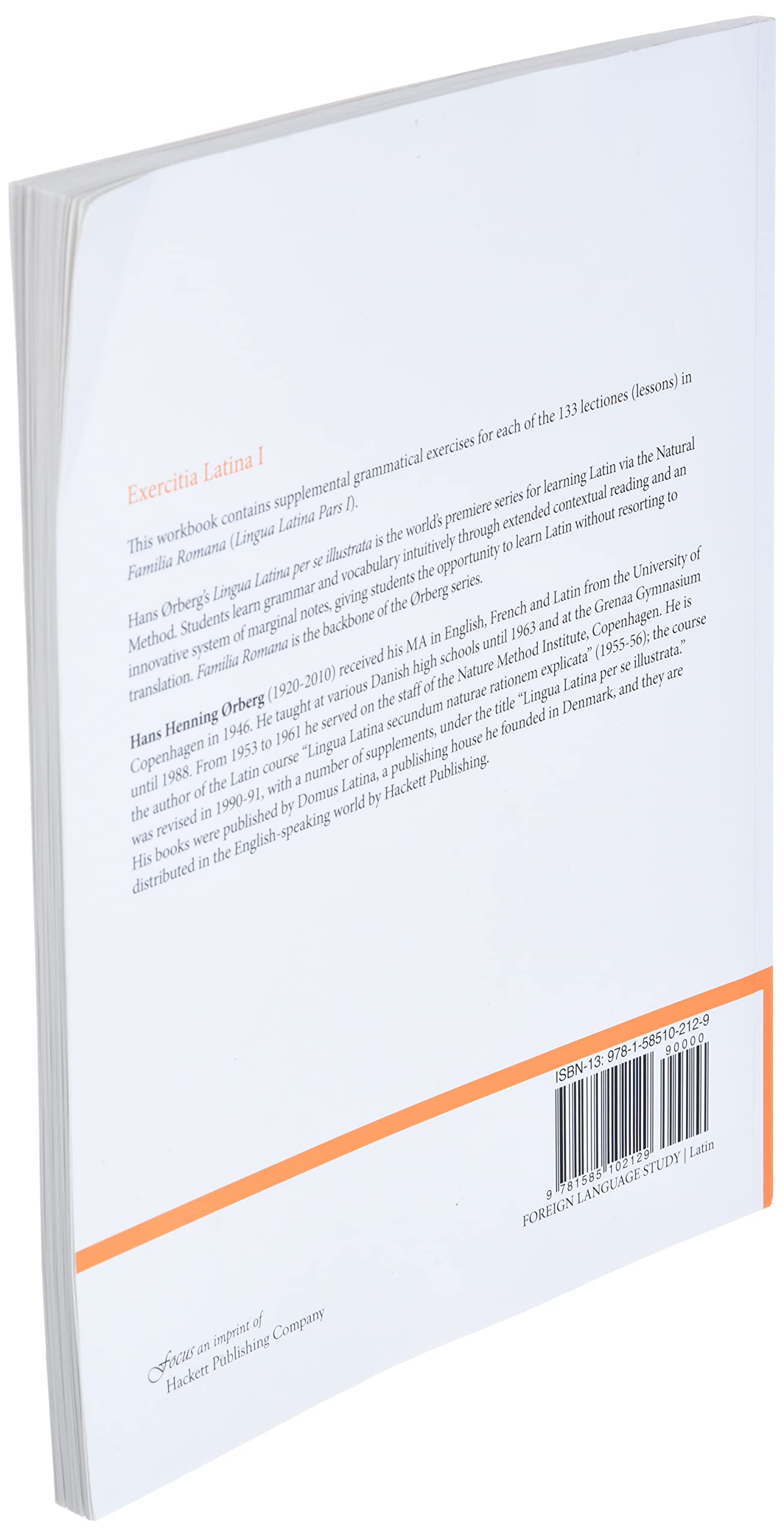 Exercitia Latina I: Exercises for Familia Romana (Lingua Latina) (Latin Edition),Used