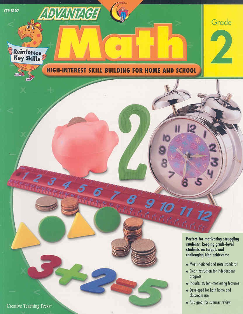 Math Grade 2 (Advantage Workbooks),Used