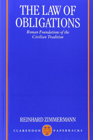 The Law of Obligations: Roman Foundations of the Civilian Tradition,Used