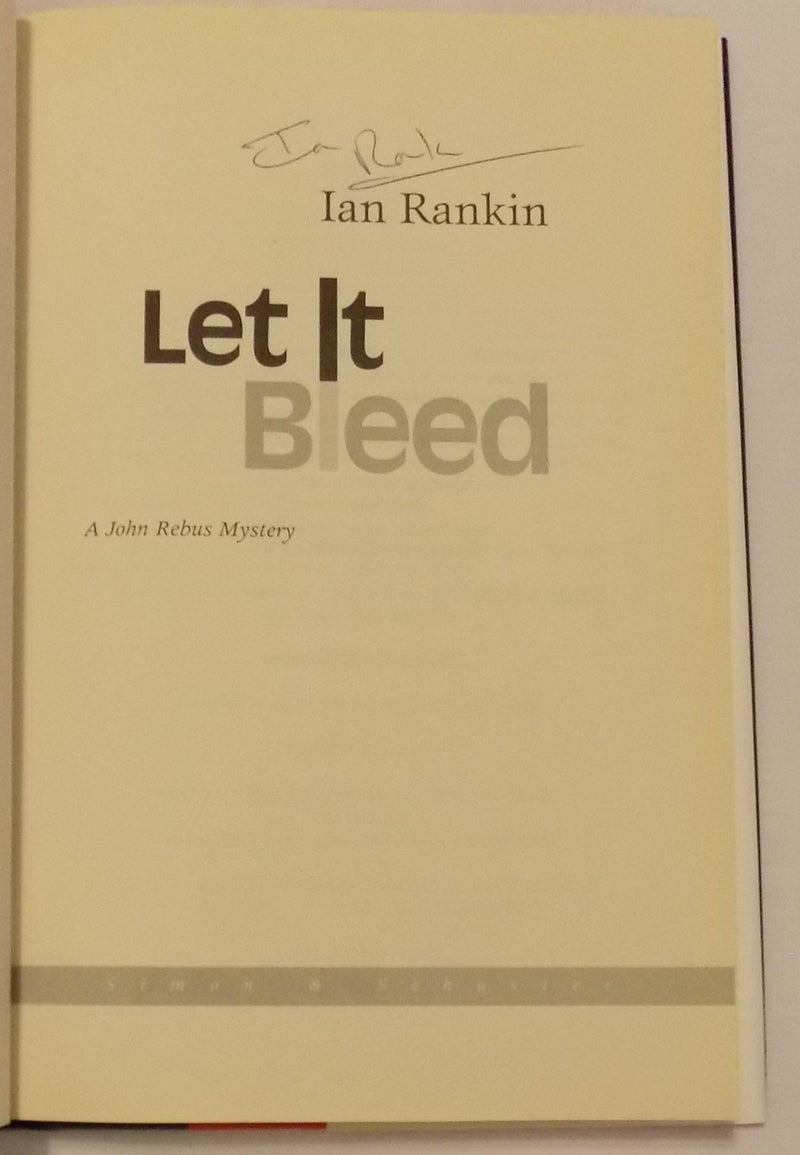 LET IT BLEED: A John Rebus Mystery (Detective John Rebus Novels),Used