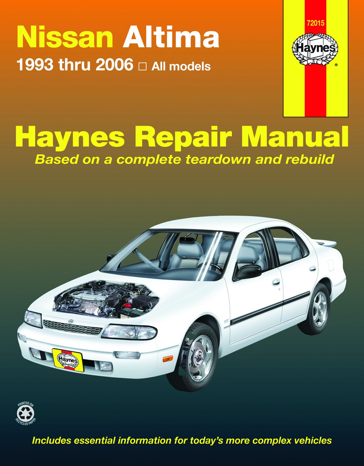 Nissan Altima, 19932001 (Hayne's Automotive Repair Manual),New