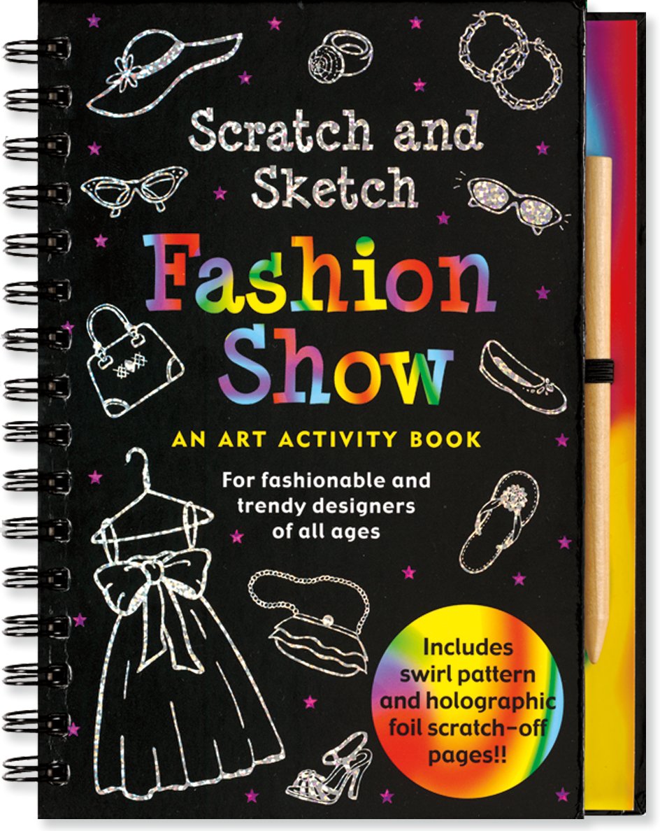 Fashion Show Scratch and Sketch: An Art Activity Book for Fashionable and Trendy Designers of All Ages,Used
