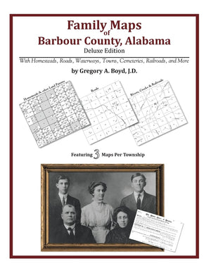 Family Maps of Barbour County, Alabama, Deluxe Edition,Used