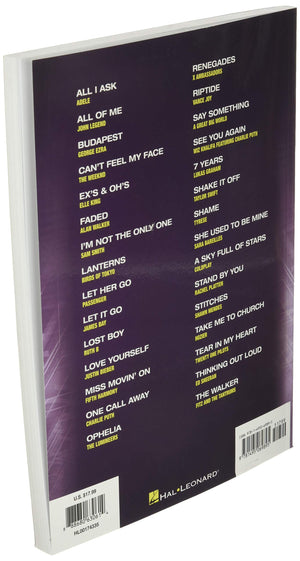 Popular Sheet Music: 30 Hits from 20142016  Piano, Vocal and Guitar Chords,New