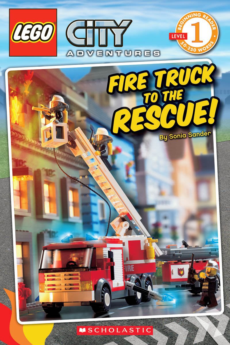 Fire Truck To The Rescue! (Lego City, Scholastic Reader: Level 1)-used