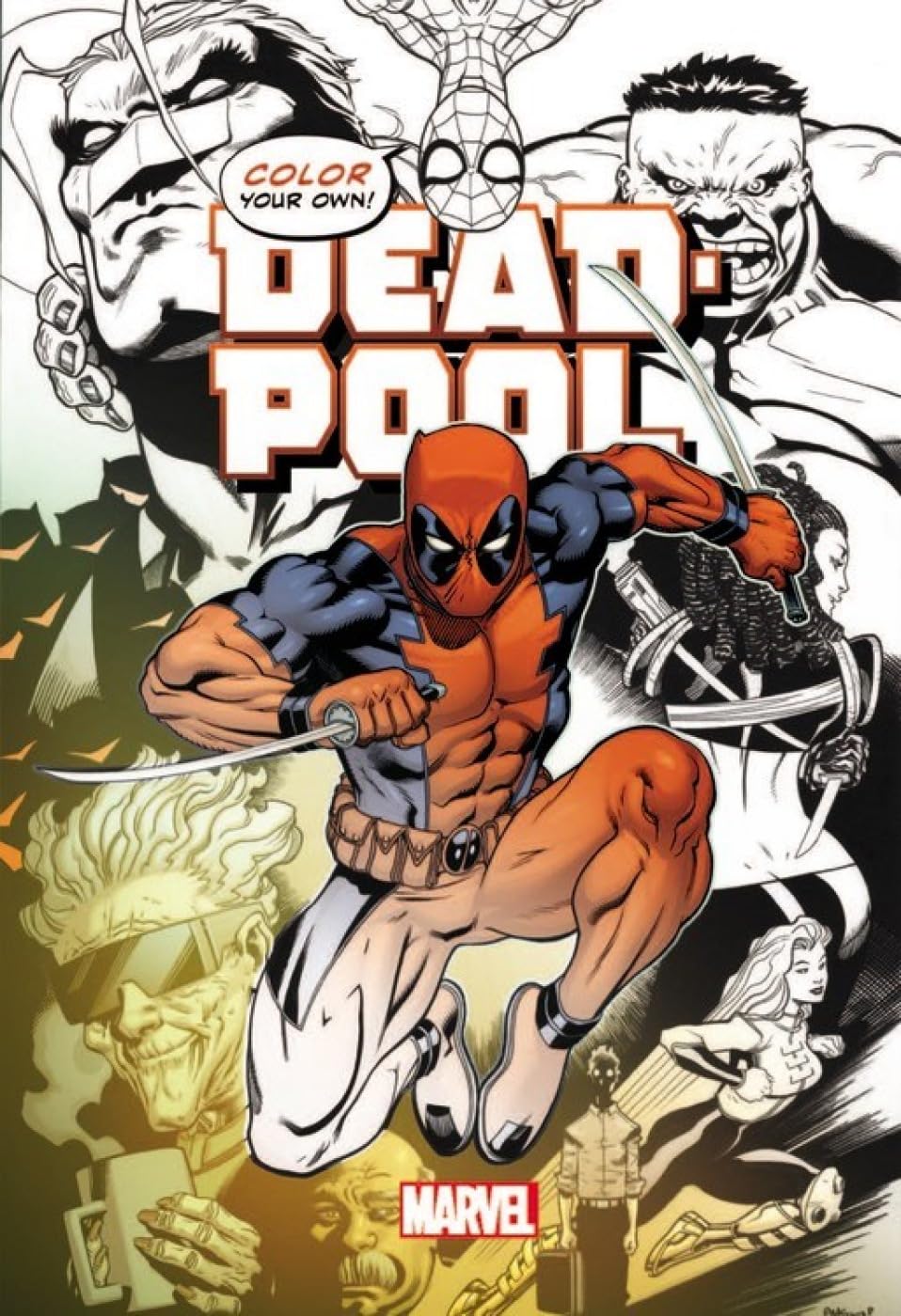 Color Your Own Deadpool,Used